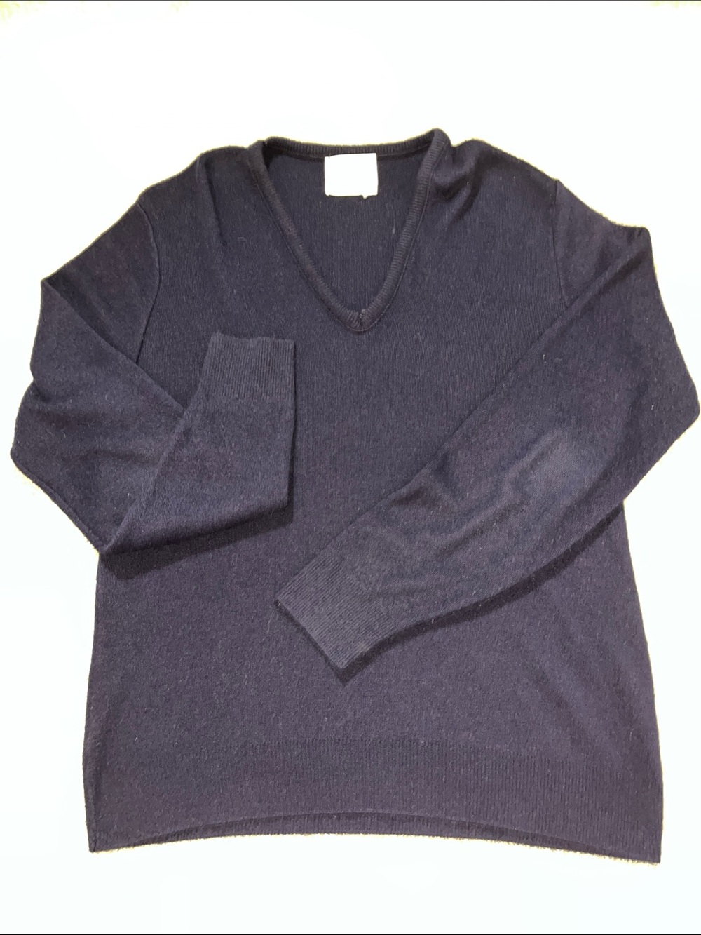 Sears Kings Road Retro Vintage Puritan Sweater Blue Pullover V Neck Orlon Tall